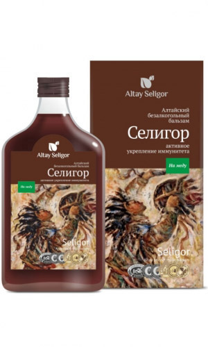 Бальзам на меду СЕЛИГОР – активное укрепление иммунитета 250 мл
