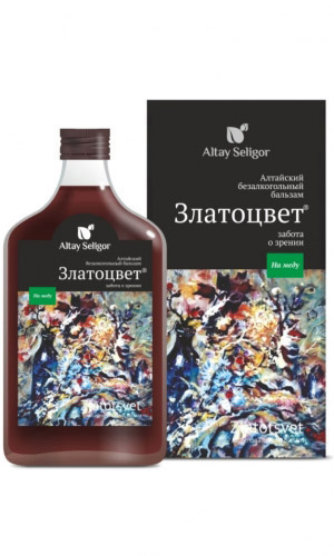 Бальзам на меду ЗЛАТОЦВЕТ – забота о зрении 250 мл