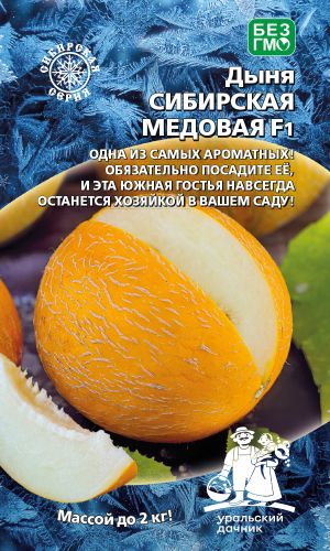 Дыня СИБИРСКАЯ МЕДОВАЯ F1