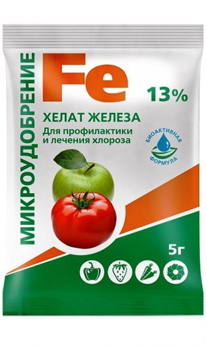 ХЕЛАТ ЖЕЛЕЗА – микроудобрение