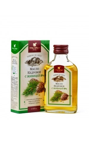 Масло КЕДРОВОЕ С ЖИВИЦЕЙ 5%